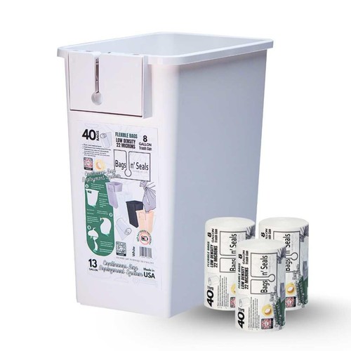 Smart trash can self - trash, self-sealing