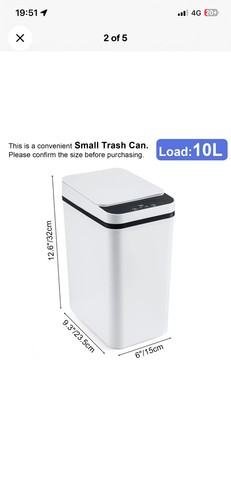 Auto smart touchless bin - auto,