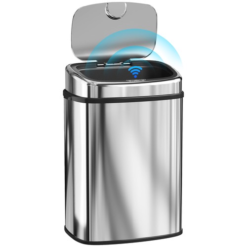 Homcom 50l sensor bin - 50l,