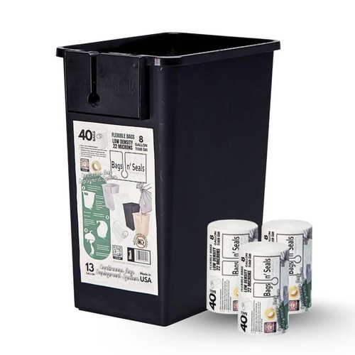 Smart trash can - with, bags