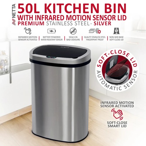 50l touch free waste - 50l, rubbish