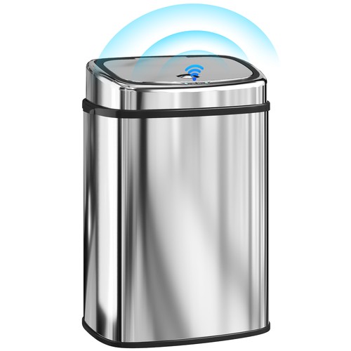Homcom 50l sensor bin - homcom,